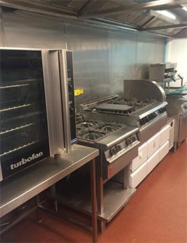 Stainless Steel Kitchen Equipment Inside La Tasca Restaurant